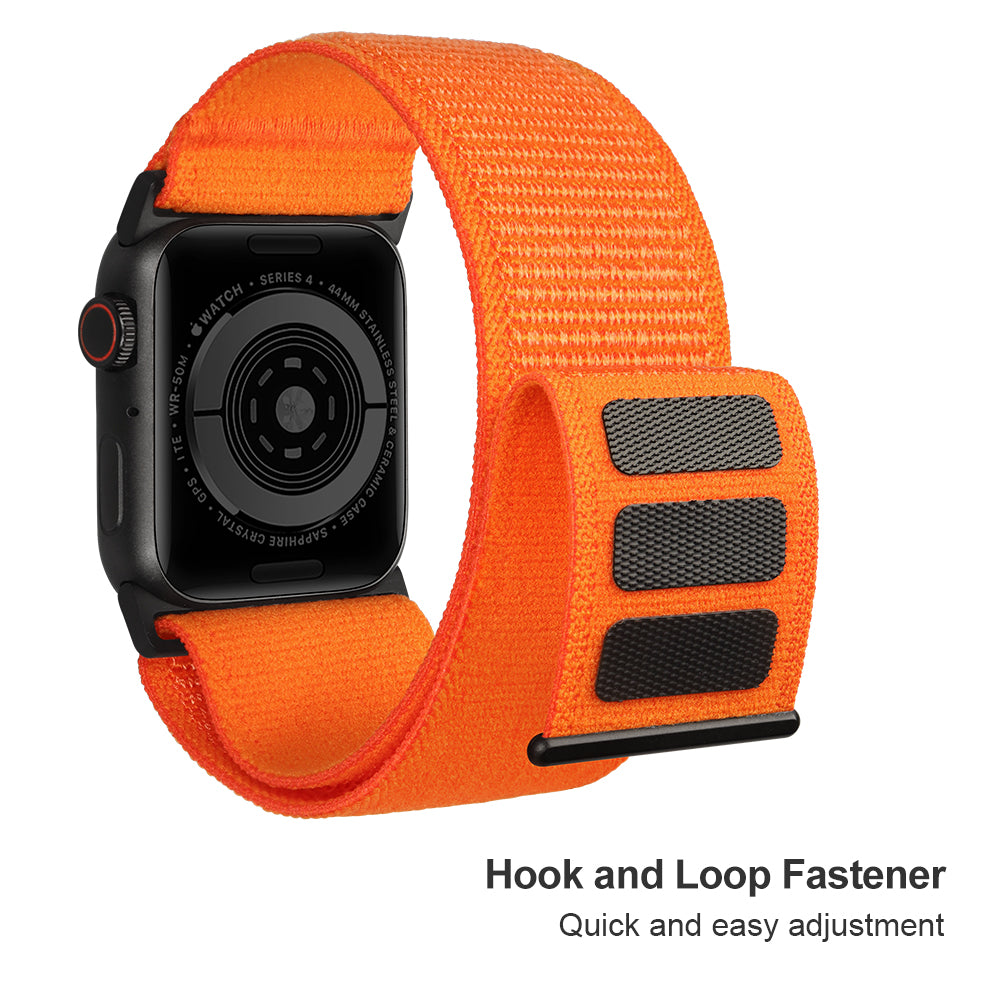 Trail Loop Band Compatible for Apple Watch Ultra Band 49mm 45mm 44mm 42mm,  Nylon Sport Loop