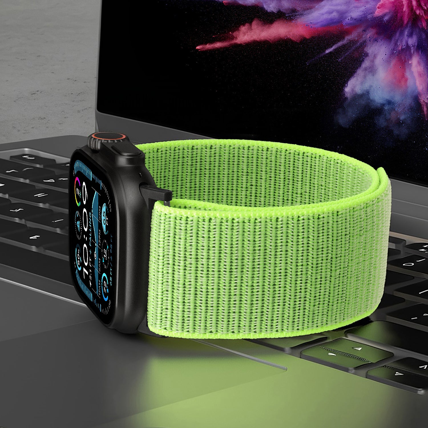 ZRDESIGN Ultra Wide Nylon Watch Band Compatible with Apple Watch