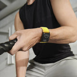 ZRDESIGN Ultra Wide Nylon Watch Band Compatible with Apple Watch 42mm 44mm 45mm 49mm, Adjustable Sport Loop For iWatch Series 8 7 6 5 4 3 2 1 SE--Yellow