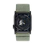 ZRDESIGN Ultra Wide Nylon Watch Band Compatible with Apple Watch 42mm 44mm 45mm 49mm, Adjustable Sport Loop For iWatch Series 8 7 6 5 4 3 2 1 SE--Olive