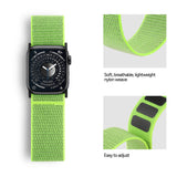 ZRDESIGN Ultra Wide Nylon Watch Band Compatible with Apple Watch 42mm 44mm 45mm 49mm, Adjustable Sport Loop For iWatch Series 8 7 6 5 4 3 2 1 SE--Flash Light