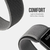 ZRDESIGN Arm/Ankle Band Compatible with Apple Watch 38mm 40mm 41mm 42mm 44mm 45mm 49mm, Lightweight Breathable Arm Band for Men and Women, Sport Ankle Strap for iWatch Ultra Series 8/7/6/5/4/3/2/1/SE Deep Gray / Ultra Wide