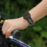 Snake Pattern Engraved Band, Compatible with Apple Watch 38mm, 40mm, 41mm, 42mm, 44mm, 45mm, 46mm, 49mm, Soft Silicone Snake Sport Strap for Men and Women, Fits iWatch Series 10, 9, 8, 7, 6, 5, 4, 3, 2, 1, Ultra/2, SE Black