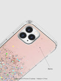 Glitter Clear Case, Slim Thin Glossy Soft Flexible TPU Silicone Rubber for Apple iPhone