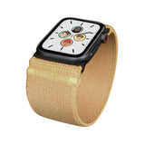 ZRDESIGN Wide Elastic Compatible/Replacement Band for Apple Watch 38mm 40mm 41mm Stretchy watch Strap for iwatch series 7 6 5 4 3 2 1 ---KHAKI