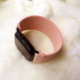 ZRDESIGN Wide Elastic Compatible/Replacement Band for Apple Watch 38mm 40mm 42mm 44mm Stretchy watch Strap for iwatch series 6 5 4 3 2 1 ---PINK